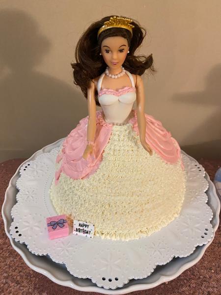Barbie Doll Cake 