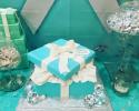 Love this Tiffany & Co. Box cake from Amphora Bakery. They did an amazing job! 